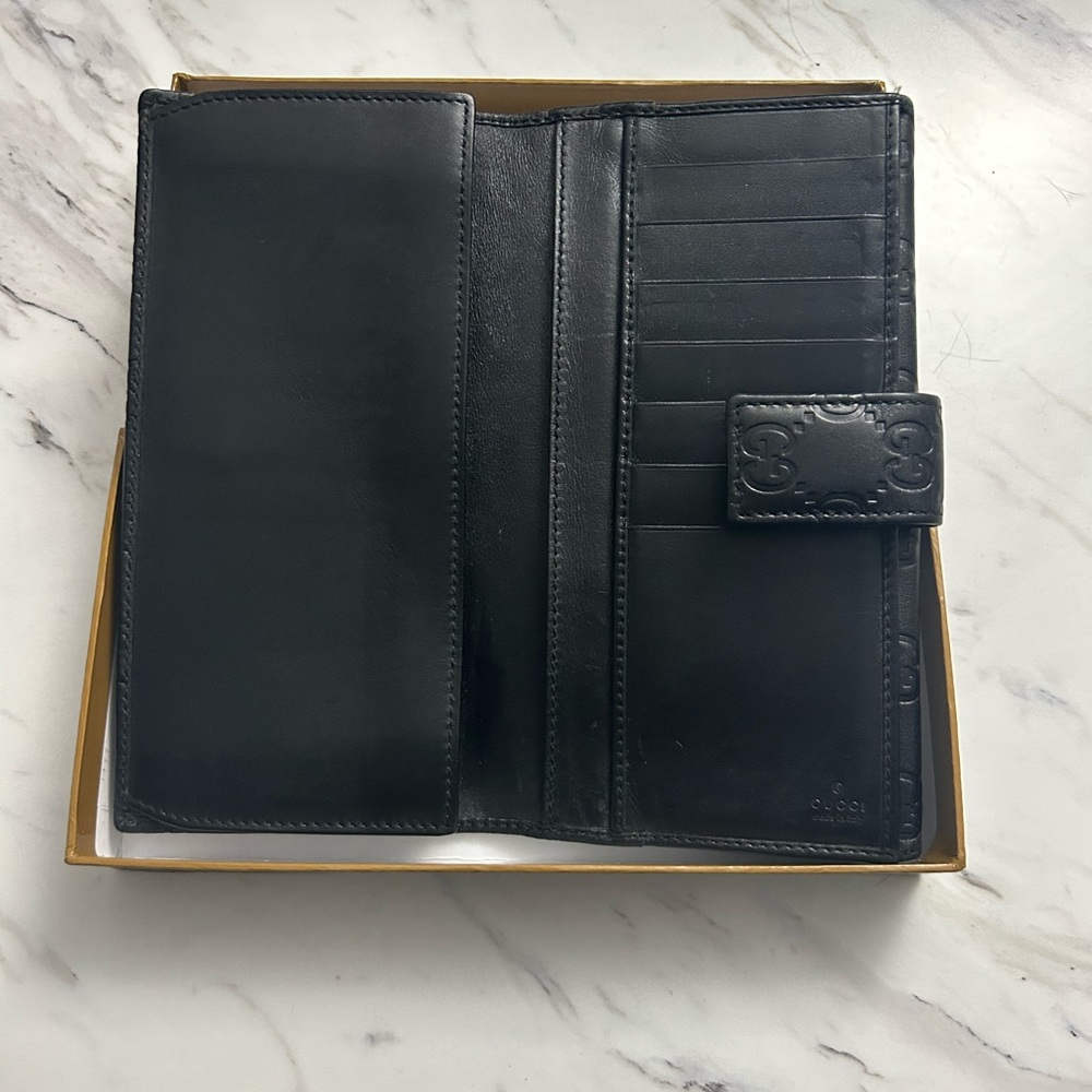🔥🔥Gucci Nylon Clutch and Gucci Guccissima Embossed Leather Wallet🔥🔥 - Picture 4 of 12